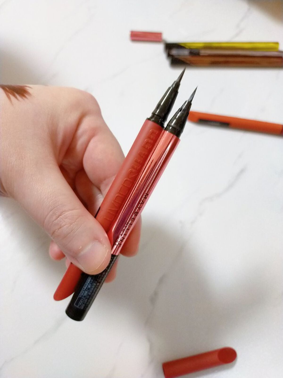 ハイパーシャープ ライナー R/MAYBELLINE NEW YORK/リキッドアイライナーを使ったクチコミ(7枚目)