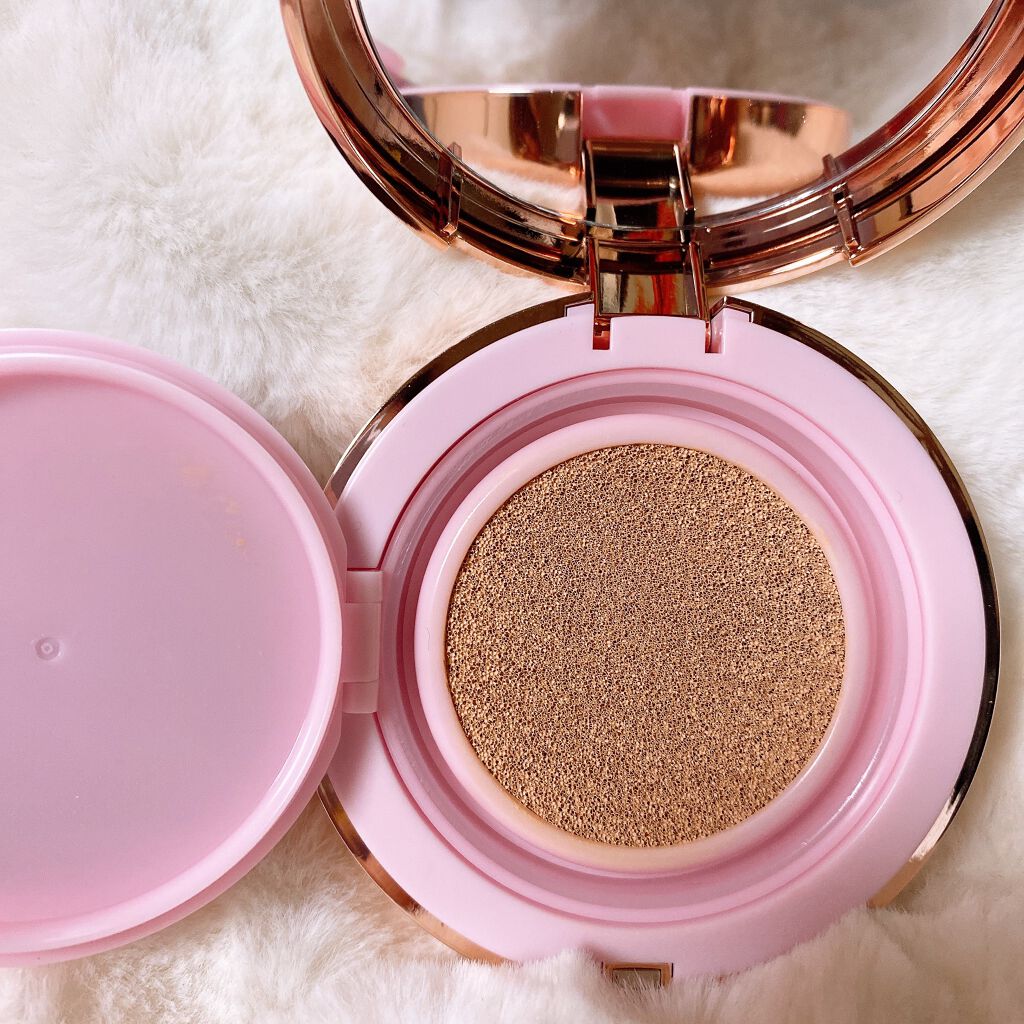 ピンクティーツリーカバークッション/APLIN/クッションファンデーションを使ったクチコミ（2枚目）