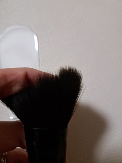 ぜんぜんチクチクしないチークブラシ/ウエルシア/メイクブラシを使ったクチコミ(4枚目)