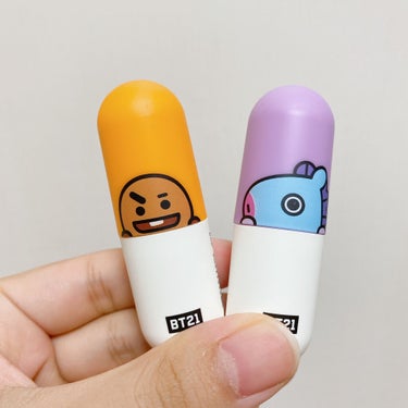 BT21 × VT Cosmetic リッピースティック 08 ストラックピンク/VT/口紅を使ったクチコミ（1枚目）