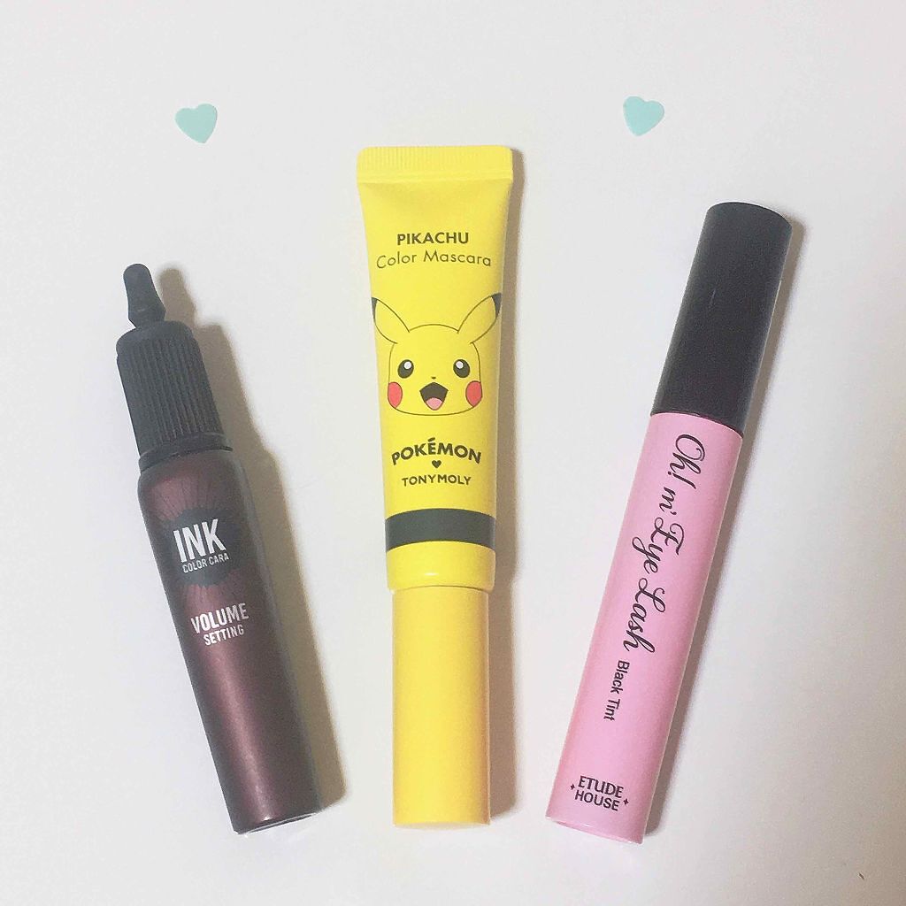 ポケモン ピカチュウ カラーマスカラ/TONYMOLY/マスカラを使ったクチコミ（1枚目）