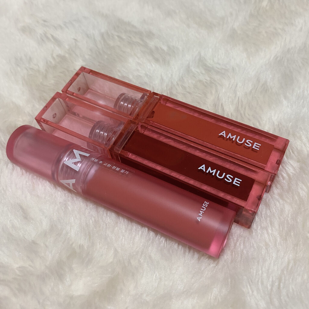 ソフトクリームチーク/AMUSE/リキッドチークを使ったクチコミ（2枚目）