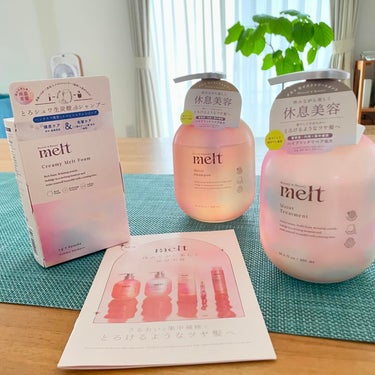 melt様から商品提供を頂きました。

〔 melt 〕

日常生活の中で自然に受ける乾燥・摩擦・絡まり・湿気って髪のストレスになってるみたい🥲

そんな髪ダメージに着目して作られたヘアケアシリーズ💓
