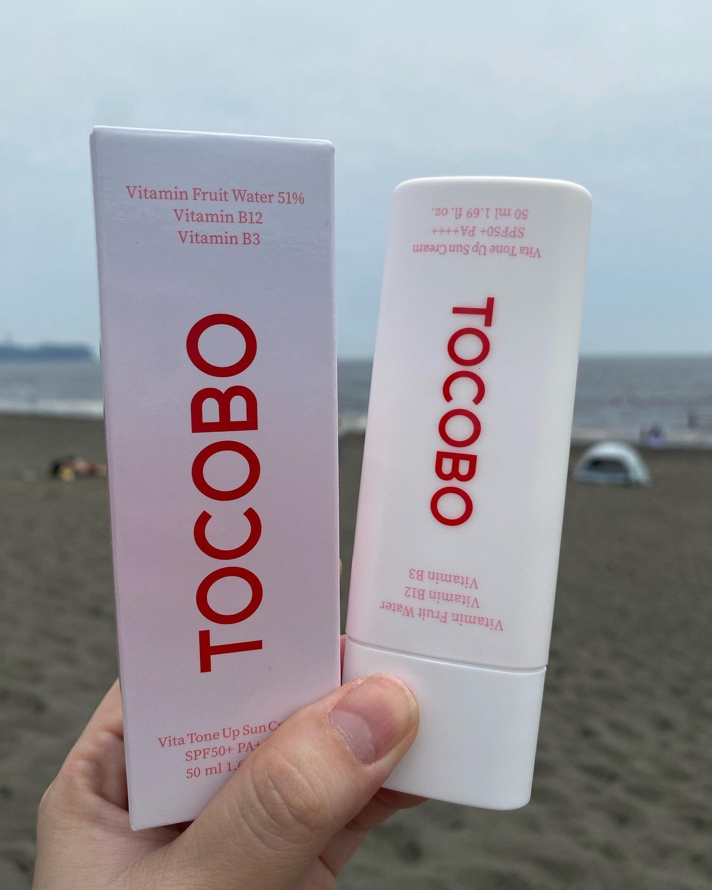 ビタトーンアップサンクリーム/TOCOBO/日焼け止めクリームを使ったクチコミ(9枚目)