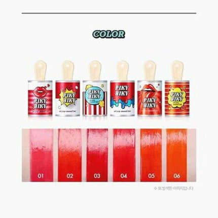 ピキビキ アートポップ エナメル ティント/TONYMOLY/リップティントを使ったクチコミ(1枚目)