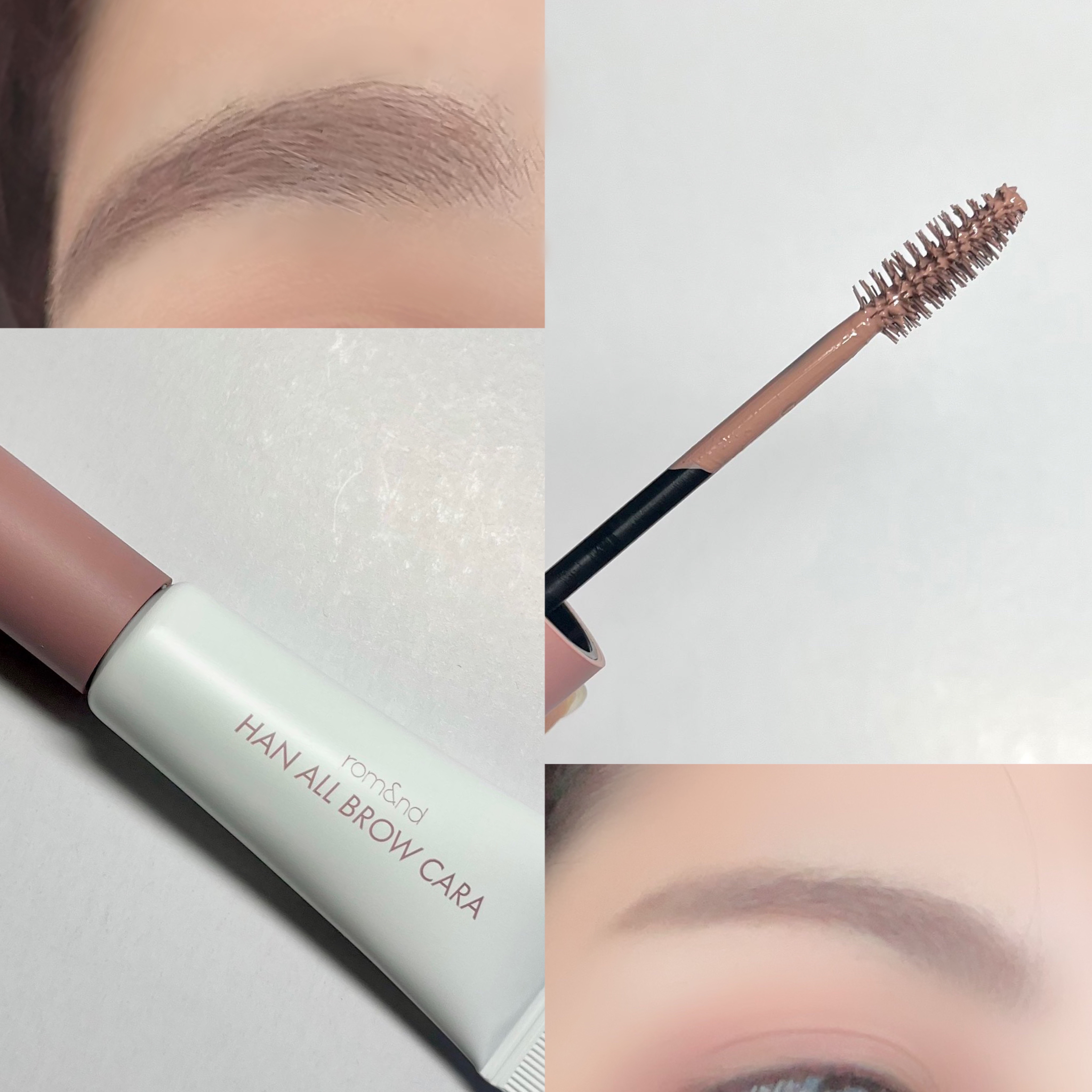 ハンオールブロウカラ/rom&nd/眉マスカラを使ったクチコミ（2枚目）