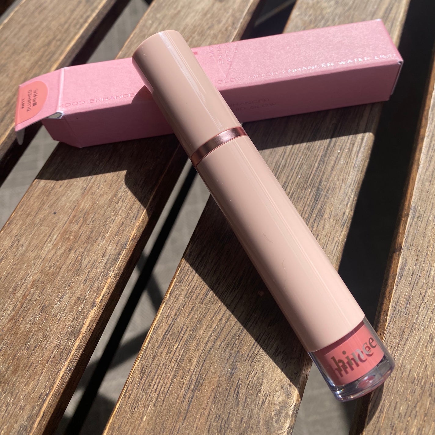 ムードインハンサーウォーターリキッドグロウ/hince/口紅を使ったクチコミ(1枚目)