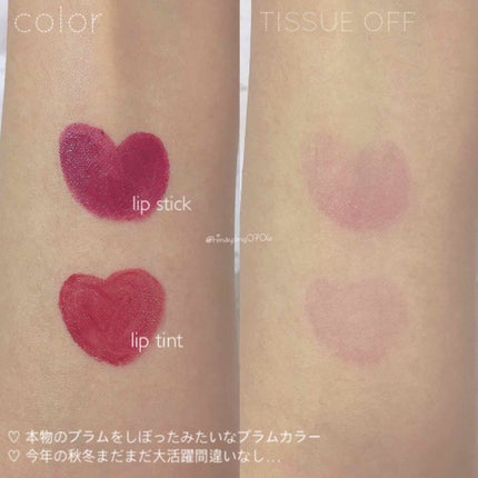 プラムメロウ グロウ リップラッカー/SKINFOOD/口紅を使ったクチコミ(3枚目)