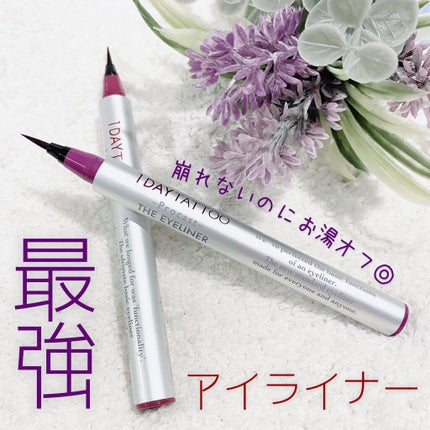 1DAY TATTOO プロキャスト ザ・アイライナー/K-パレット/リキッドアイライナーを使ったクチコミ(1枚目)