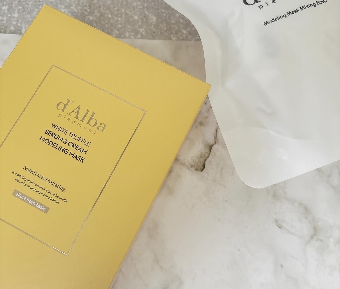 WHITE TRUFFLE SERUM & CREAM MODELING MASK/ダルバ/その他スキンケアを使ったクチコミ(1枚目)