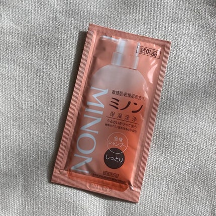 ミノン全身シャンプー(しっとりタイプ)/ミノン/ボディソープを使ったクチコミ(1枚目)
