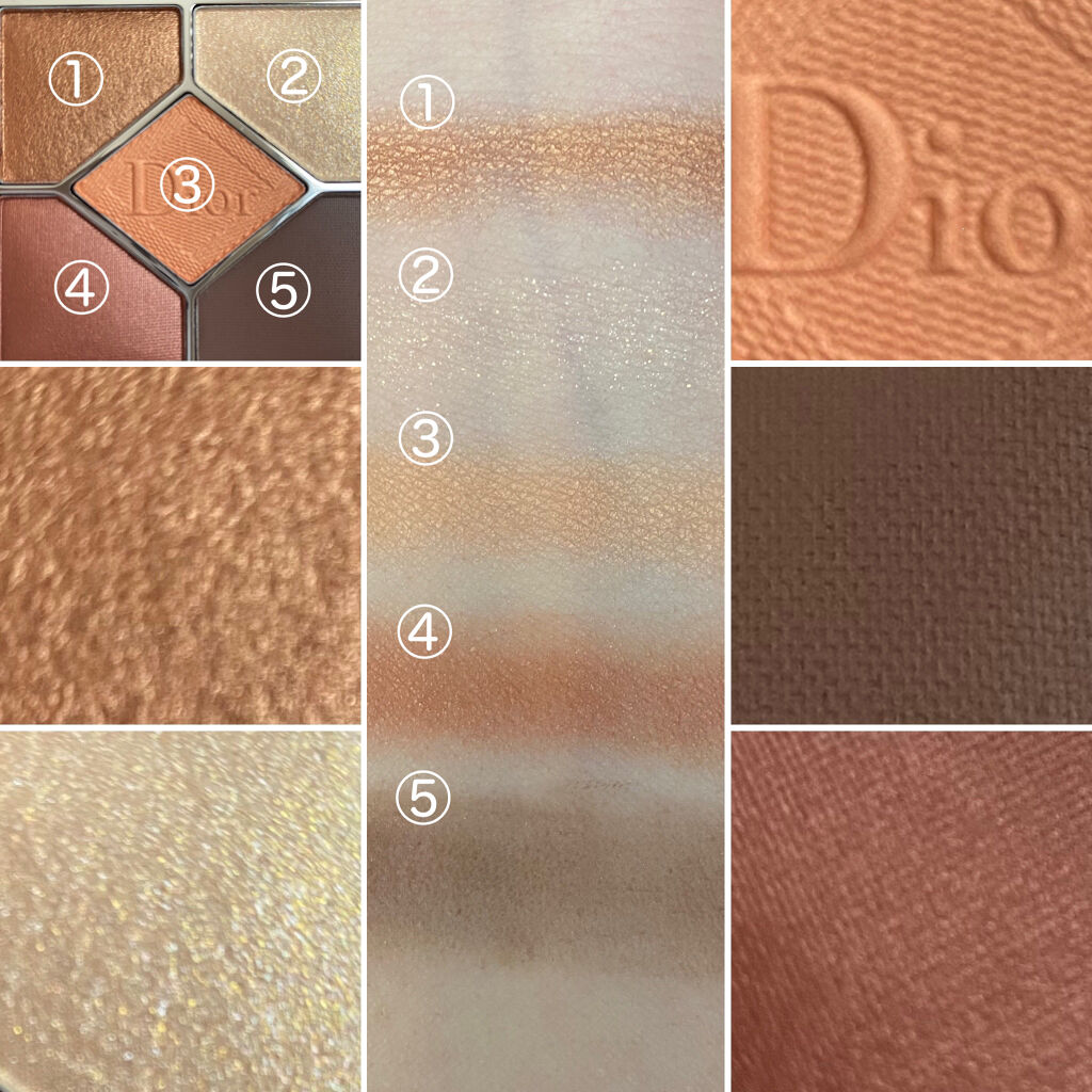 【旧】サンク クルール クチュール 439 コッパー/Dior/アイシャドウパレットを使ったクチコミ（2枚目）