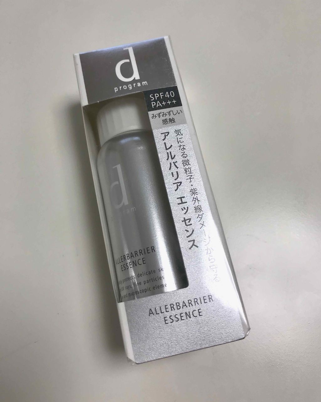 アレルバリア エッセンス/d プログラム/日焼け止め・UVケアを使ったクチコミ(1枚目)
