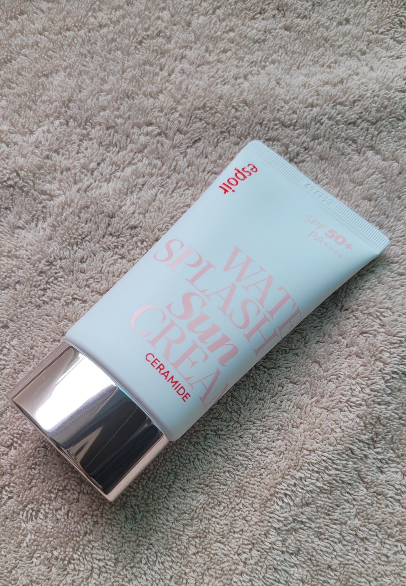 ウォータースプラッシュサンクリーム セラミド/espoir/日焼け止めクリームを使ったクチコミ（1枚目）