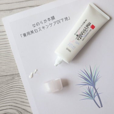 なめらか本舗
薬用美白スキンケアUV下地
を使ってみました♡

楽天での購入品です。
新商品とのことだったので買ってしまった。

実際に使ってみると
☑のびがよいけど少しだけ白っぽくなる
→ちょっと気に