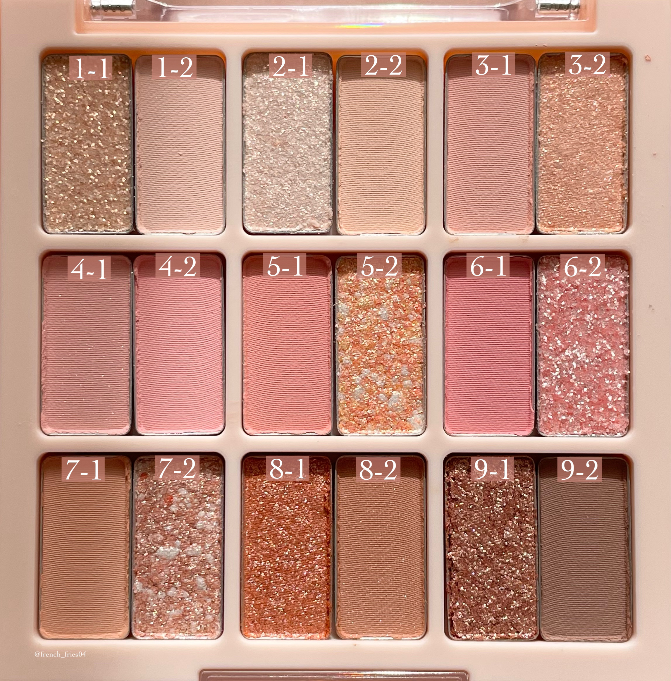 シャドウパレット 23 サマーコーラル/dasique/アイシャドウパレットを使ったクチコミ（3枚目）