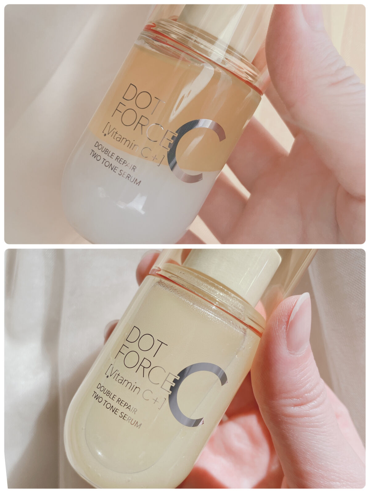 ダブルリペア ツートン セラム/ドットフォース/美容液を使ったクチコミ（2枚目）