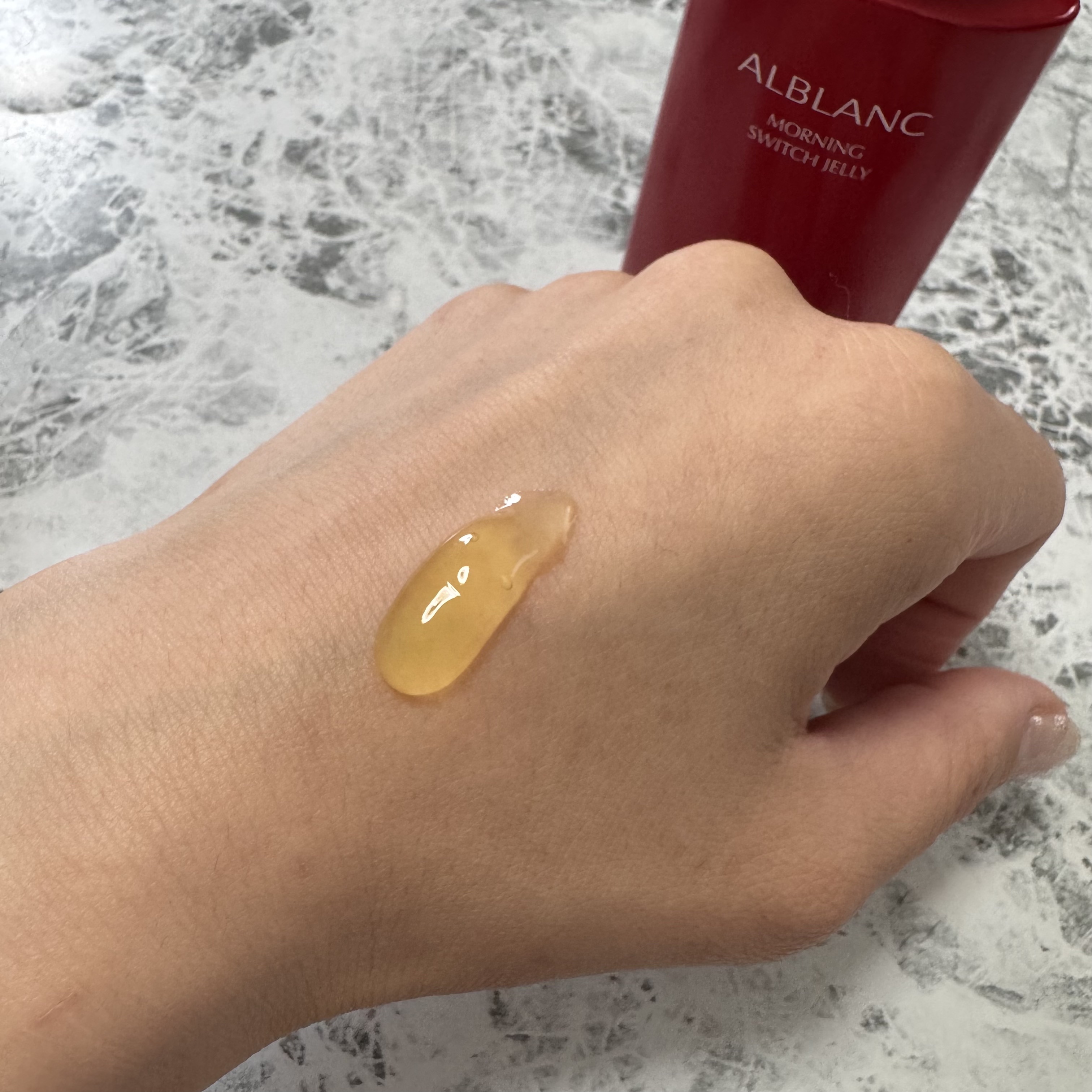 モーニング スイッチジュレ/ALBLANC/美容液を使ったクチコミ（2枚目）