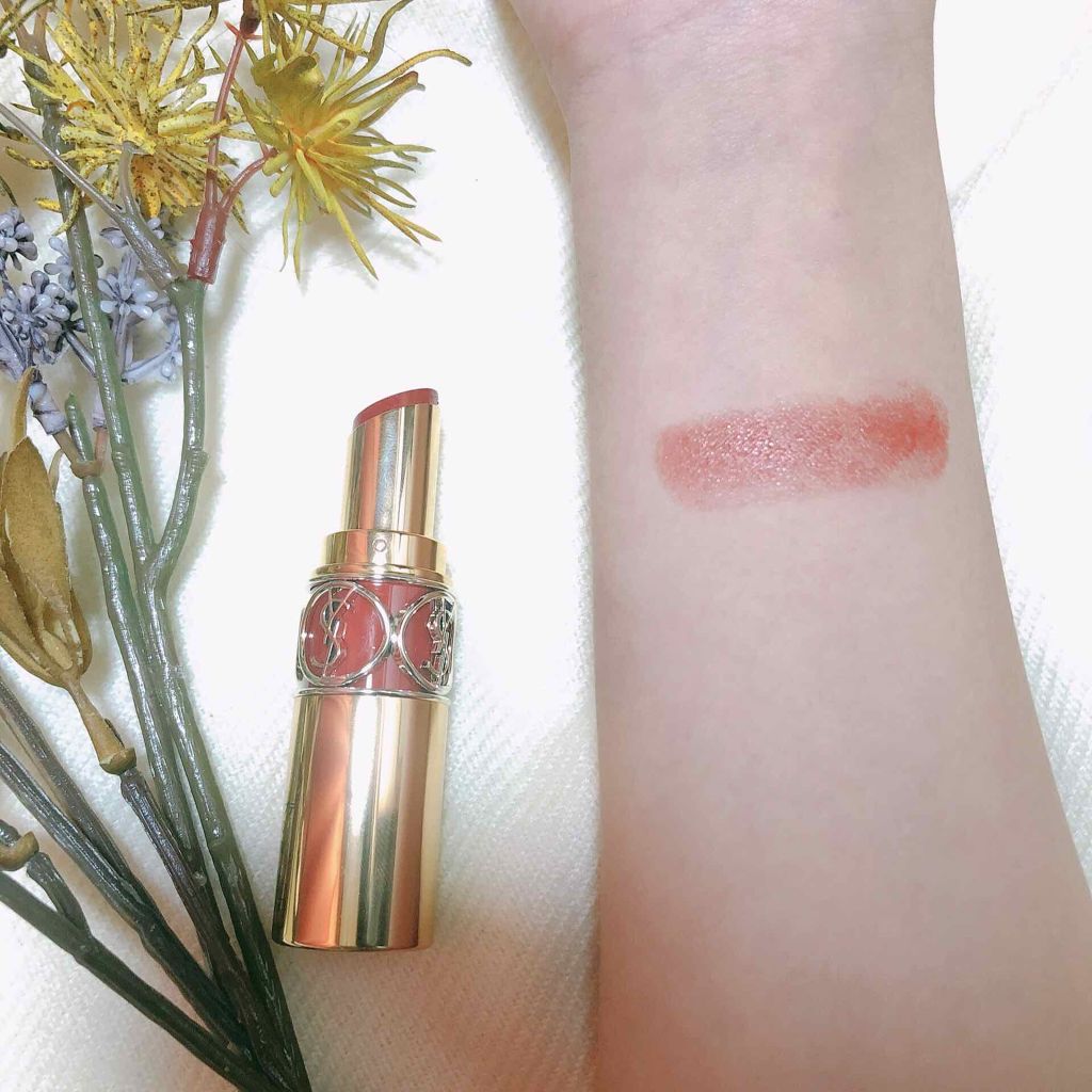 ルージュ ヴォリュプテ シャイン/YVES SAINT LAURENT BEAUTE/口紅を使ったクチコミ(2枚目)