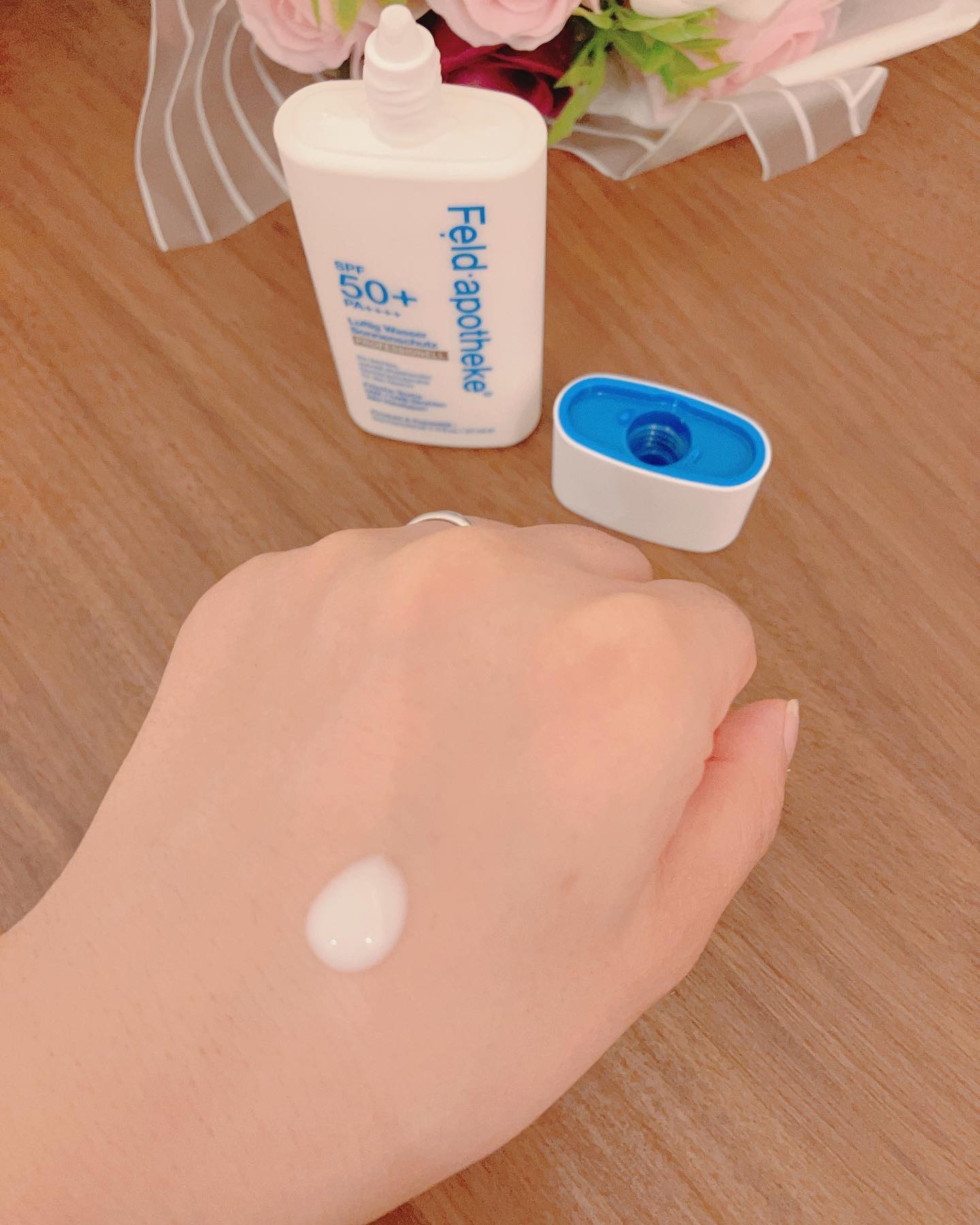 エアリーウォーターサンスクリーン プロフェッショナル/Feld Apotheke/日焼け止めローションを使ったクチコミ（3枚目）