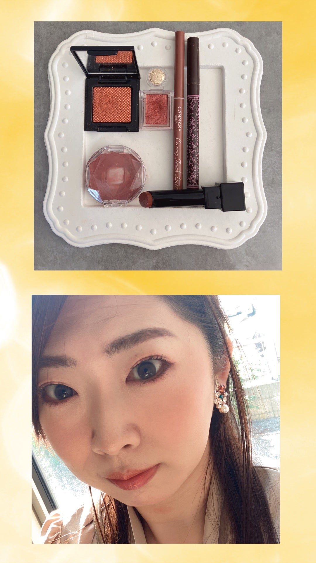 クリームチーク/キャンメイク/ジェル・クリームチークを使ったクチコミ(2枚目)