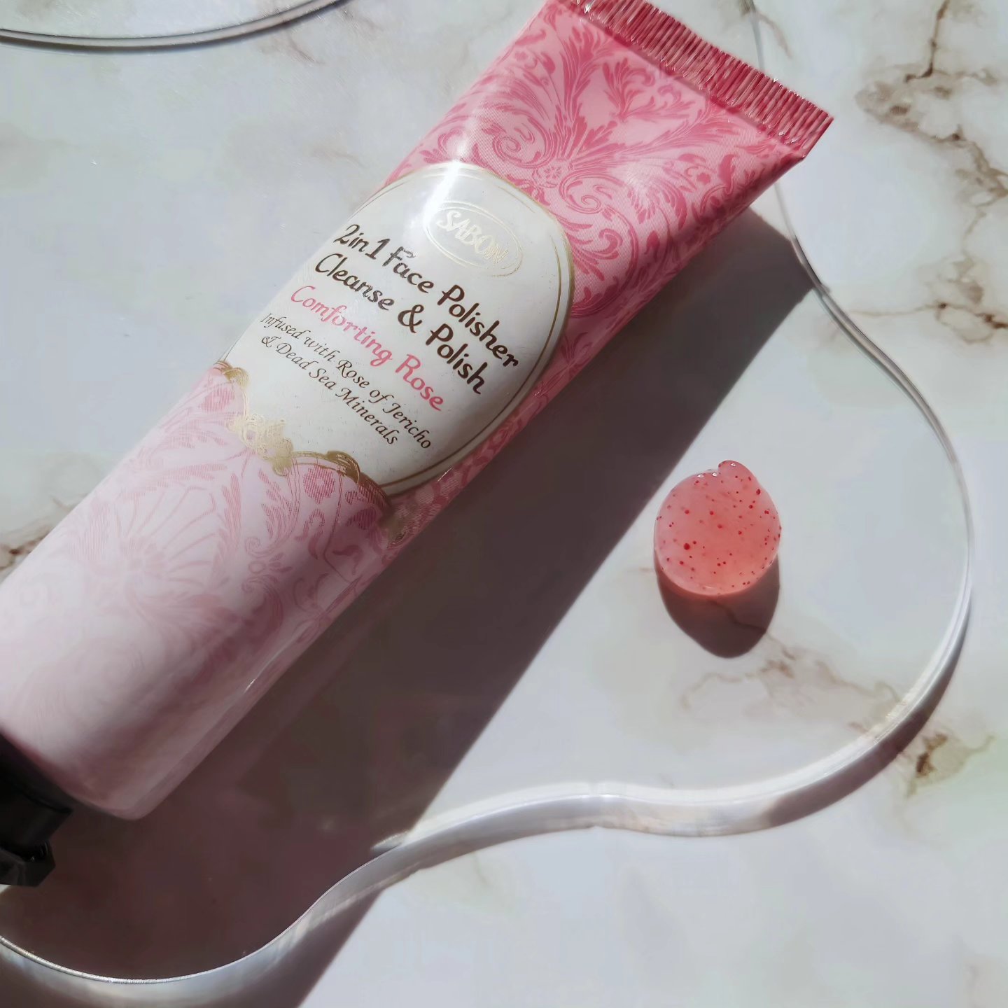 フェイスポリッシャー コンフォーティング・ローズ/SABON/スクラブ・ゴマージュを使ったクチコミ（1枚目）