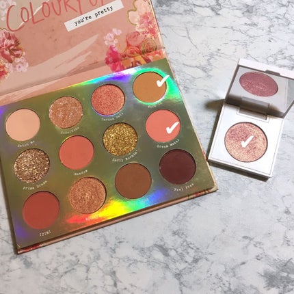 Pressed Powder Shadow /ColourPop/アイシャドウパレットを使ったクチコミ(3枚目)