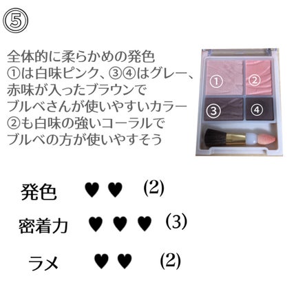 エアリータッチシャドウ/CEZANNE/アイシャドウパレットを使ったクチコミ(5枚目)