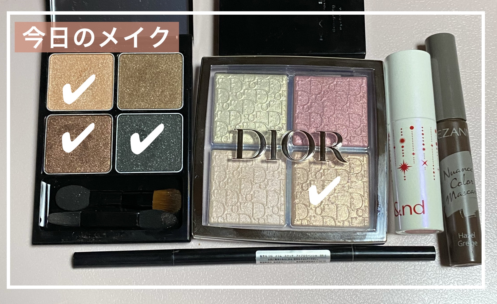 ケイト デザイニングアイブロウ3D/KATE/パウダーアイブロウを使ったクチコミ（1枚目）