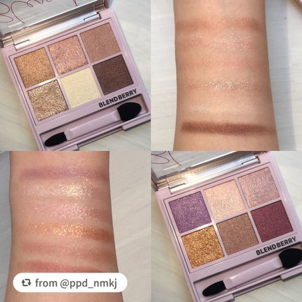 オーラクリエイション/BLEND BERRY/アイシャドウパレットを使ったクチコミ(3枚目)