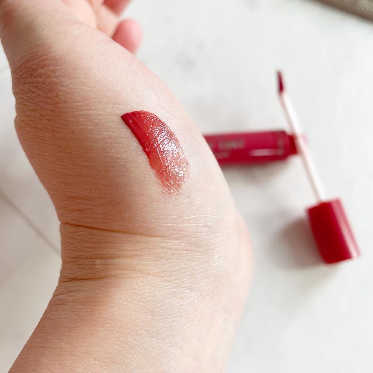 ジェリー ティント リップカラー/REVLON/リップティントを使ったクチコミ(3枚目)