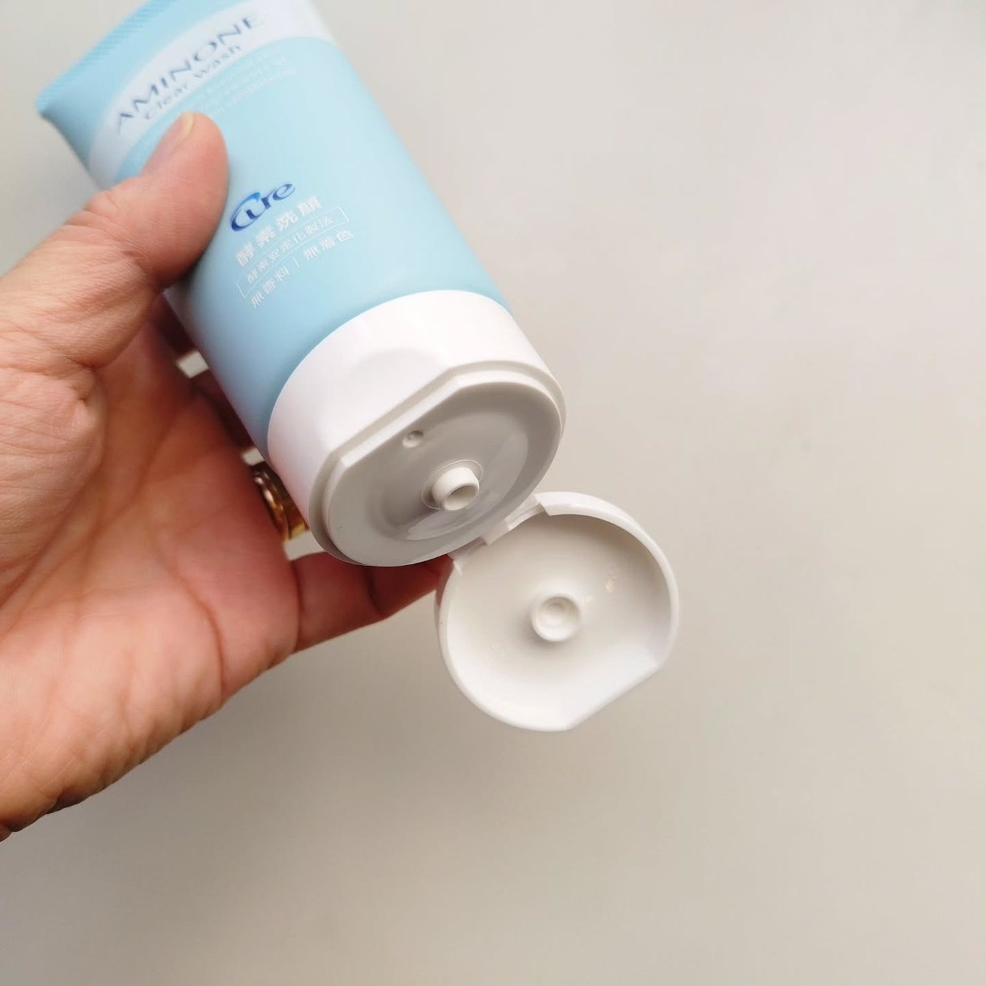 アミノネクリアウォッシュ/Cure/洗顔フォームを使ったクチコミ(2枚目)