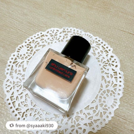 アンリミテッド ケア ツヤ セラム ファンデーション/shu uemura/リキッドファンデーションを使ったクチコミ(2枚目)