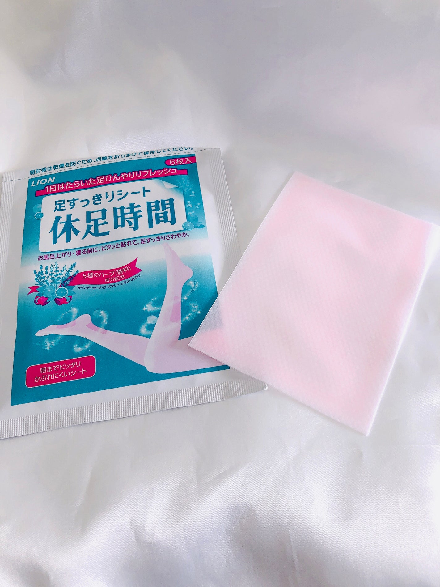 休足時間 足すっきりシート/休足時間/レッグ・フットケアを使ったクチコミ(2枚目)