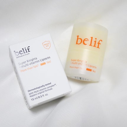 スーパーナイツ マルチ V リップセリン /belif/リップクリームを使ったクチコミ(4枚目)