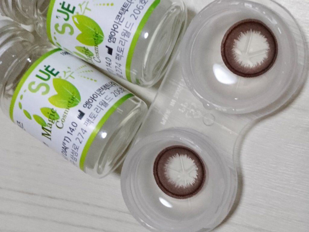 スー チョコ Su Choco/THEPIEL/カラーコンタクトレンズを使ったクチコミ（1枚目）