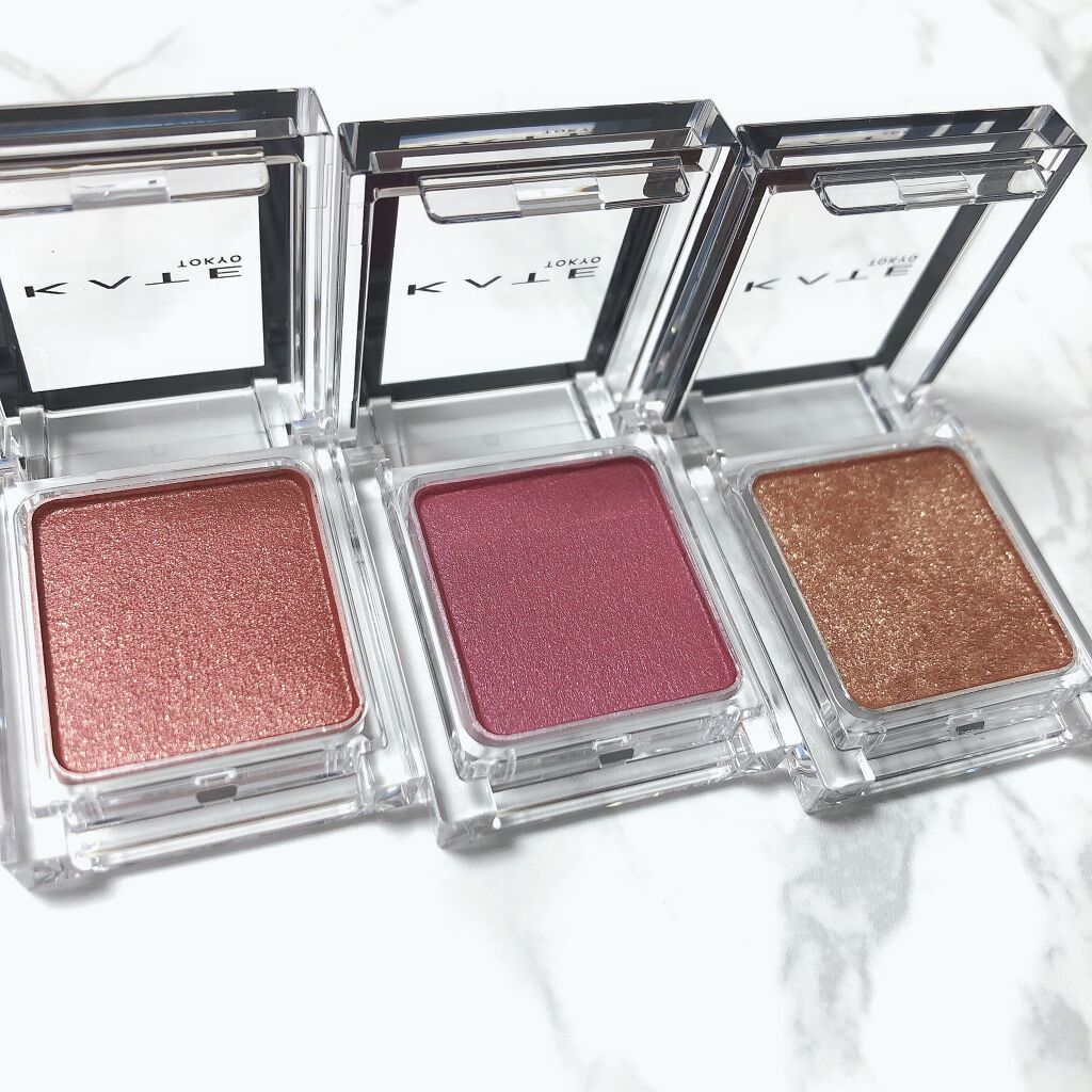 ケイト ザ アイカラー 054 グリッターブラウン/KATE/単色アイシャドウを使ったクチコミ（2枚目）