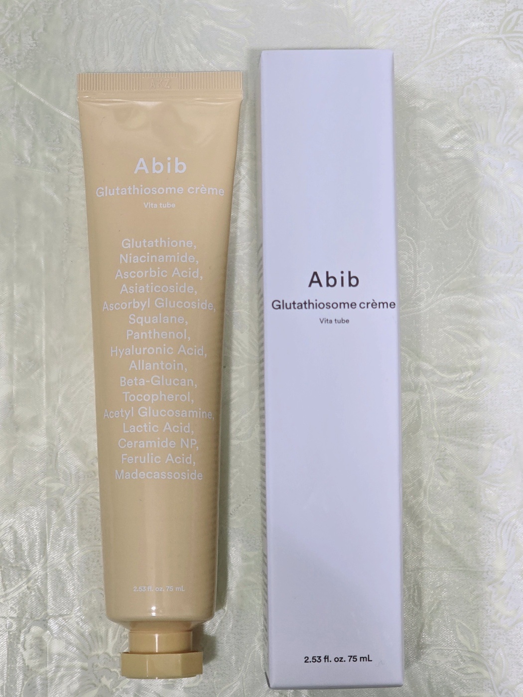 グルタチオンソームクリームビタチューブ/Abib /フェイスクリームを使ったクチコミ（2枚目）