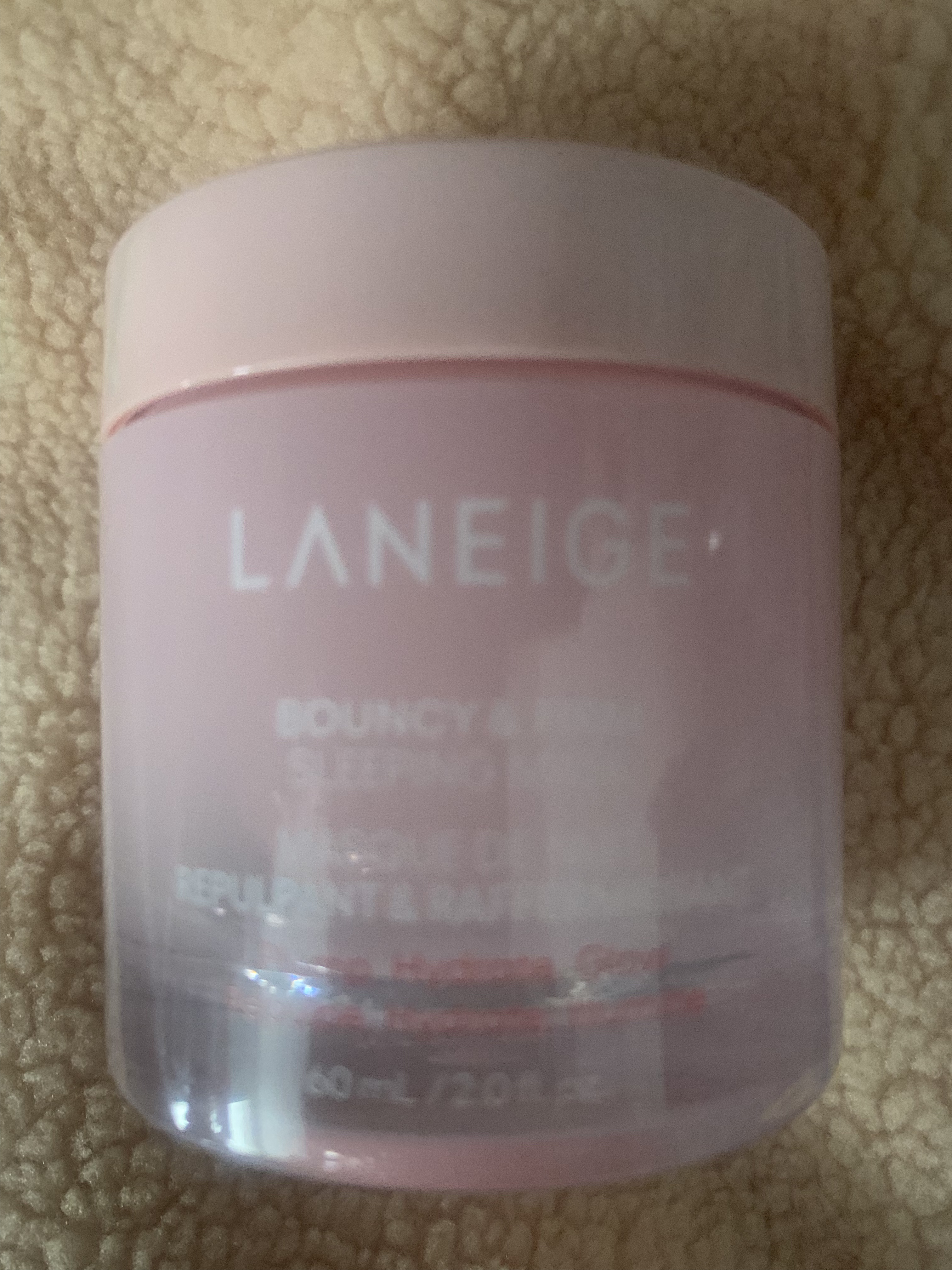 バウンシースリーピングマスク/LANEIGE/フェイスクリームを使ったクチコミ（1枚目）
