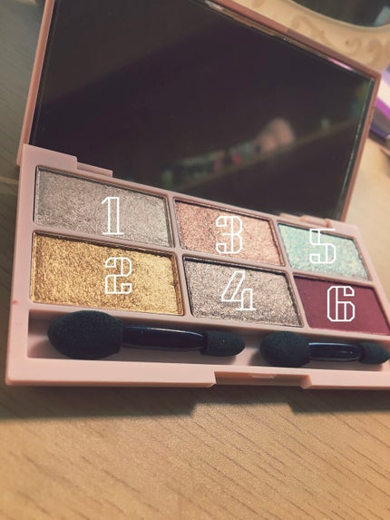 イロアソビ 6色アイパレット/iroasobi/アイシャドウパレットを使ったクチコミ(1枚目)