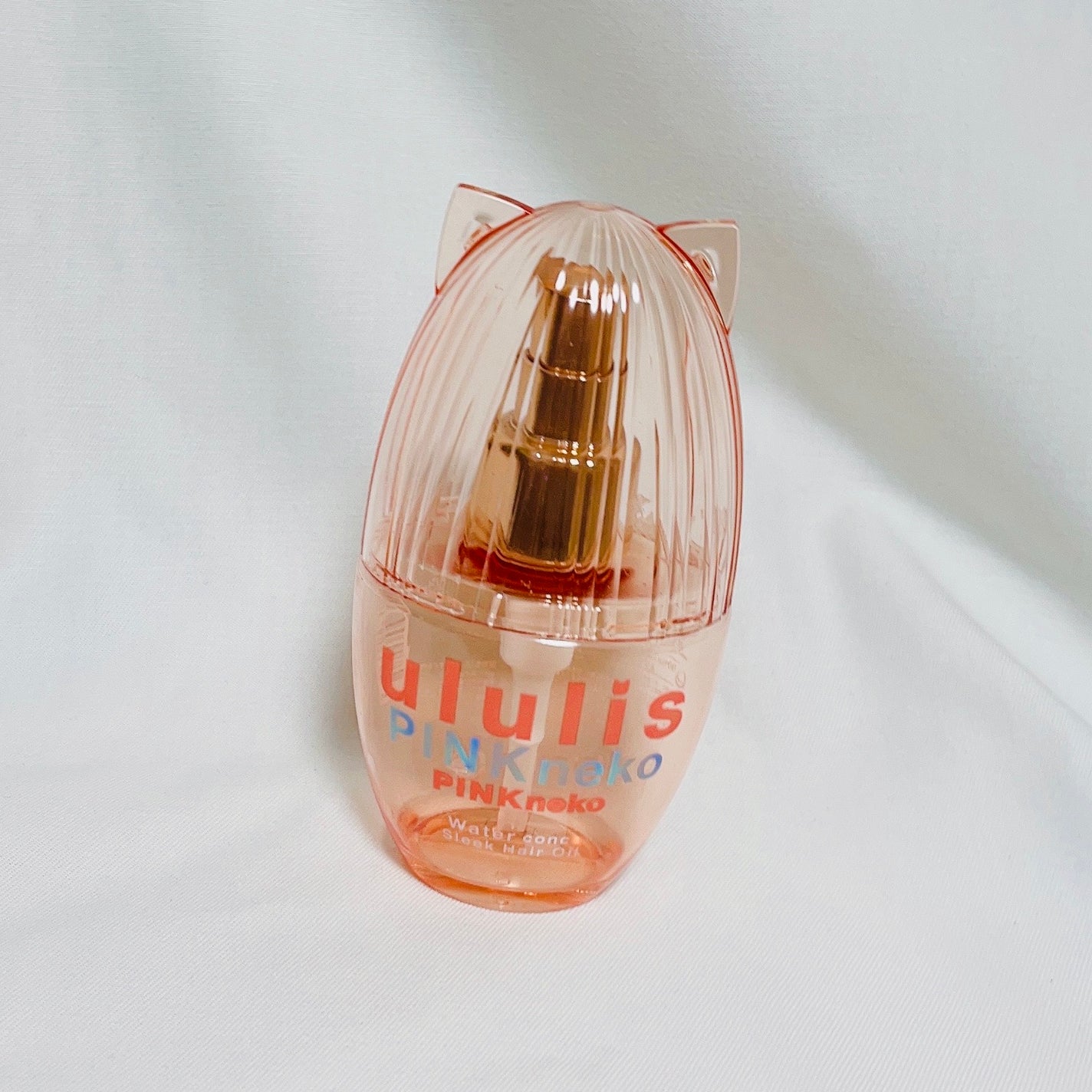 ウルリス ピンクネコ ウォーターコンク スリーク ヘアオイル/ululis/ヘアオイルを使ったクチコミ(1枚目)