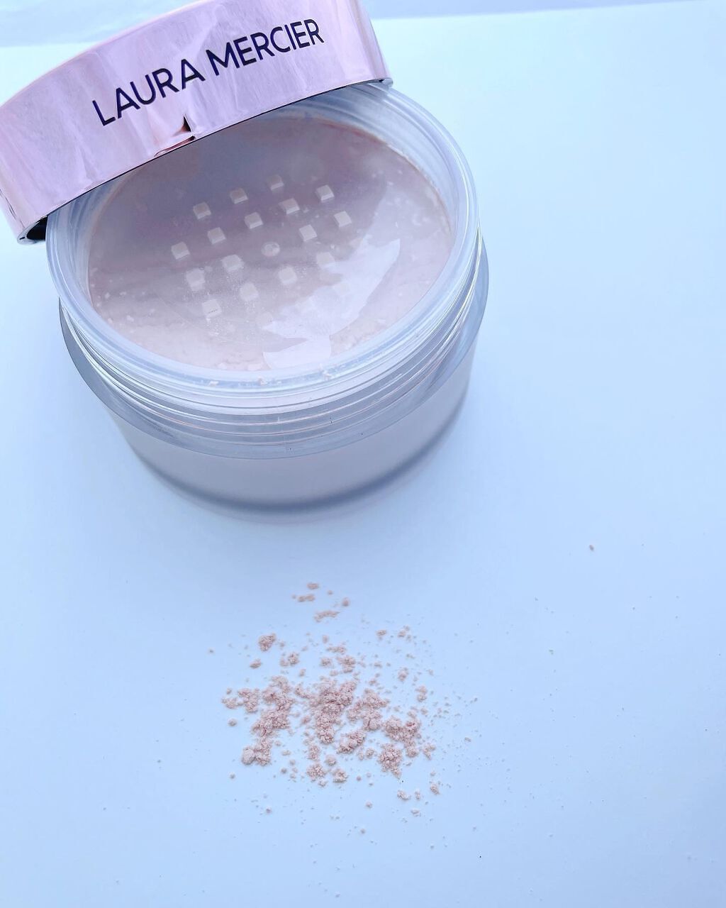 トランスルーセント ルース セッティング パウダー トーンアップ ローズ/ローラ メルシエ/ルースパウダーを使ったクチコミ(1枚目)