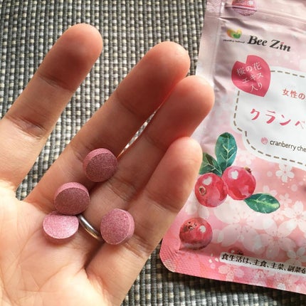 クランベリーチュアブル/Bee Zin/健康サプリメントを使ったクチコミ(1枚目)