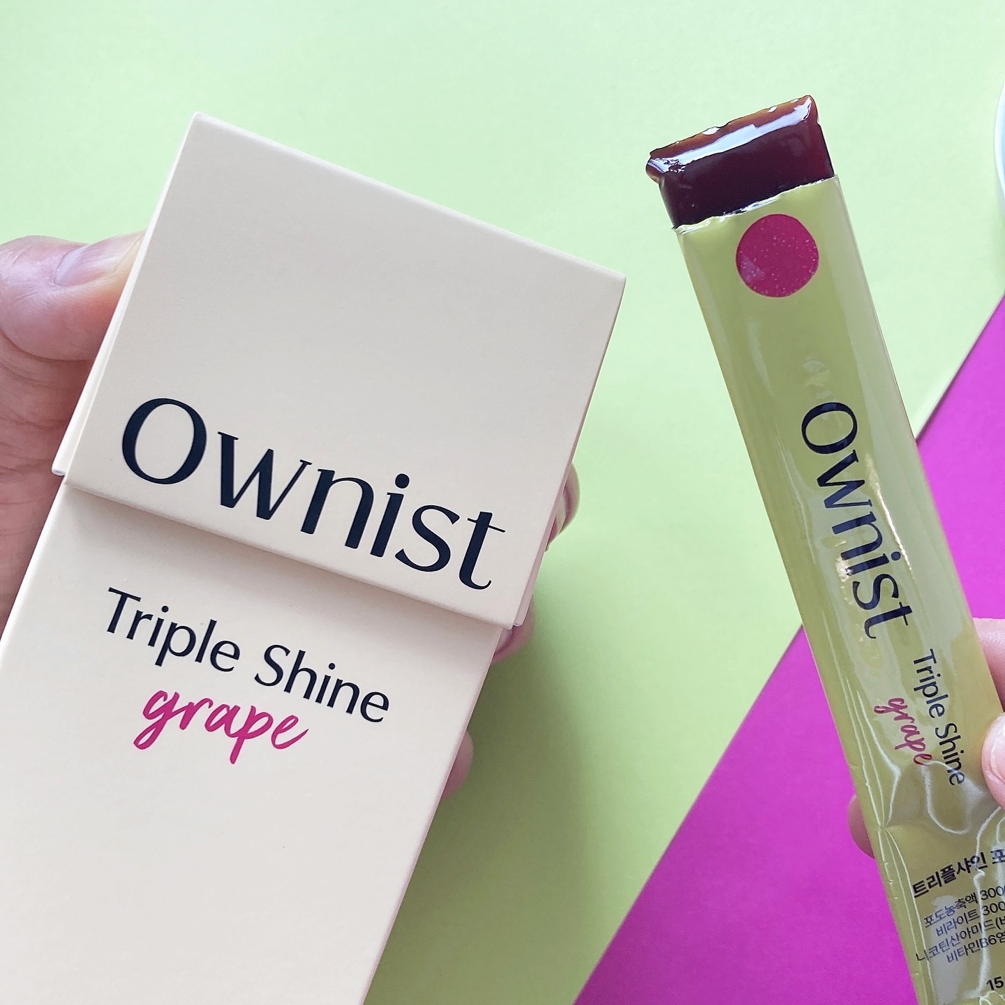 トリプルシャイン グレープ/Ownist/美容サプリメントを使ったクチコミ（2枚目）
