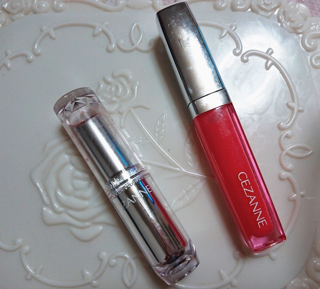 ラスティンググロスリップ/CEZANNE/口紅を使ったクチコミ(1枚目)
