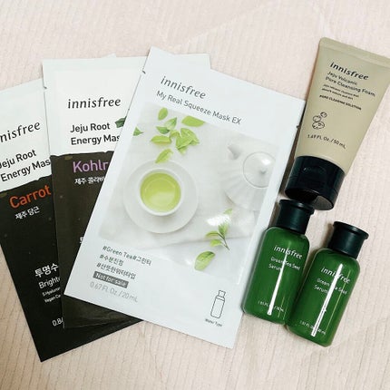 グリーンティーシード アイ&フェイスボール/innisfree/美容液を使ったクチコミ(2枚目)