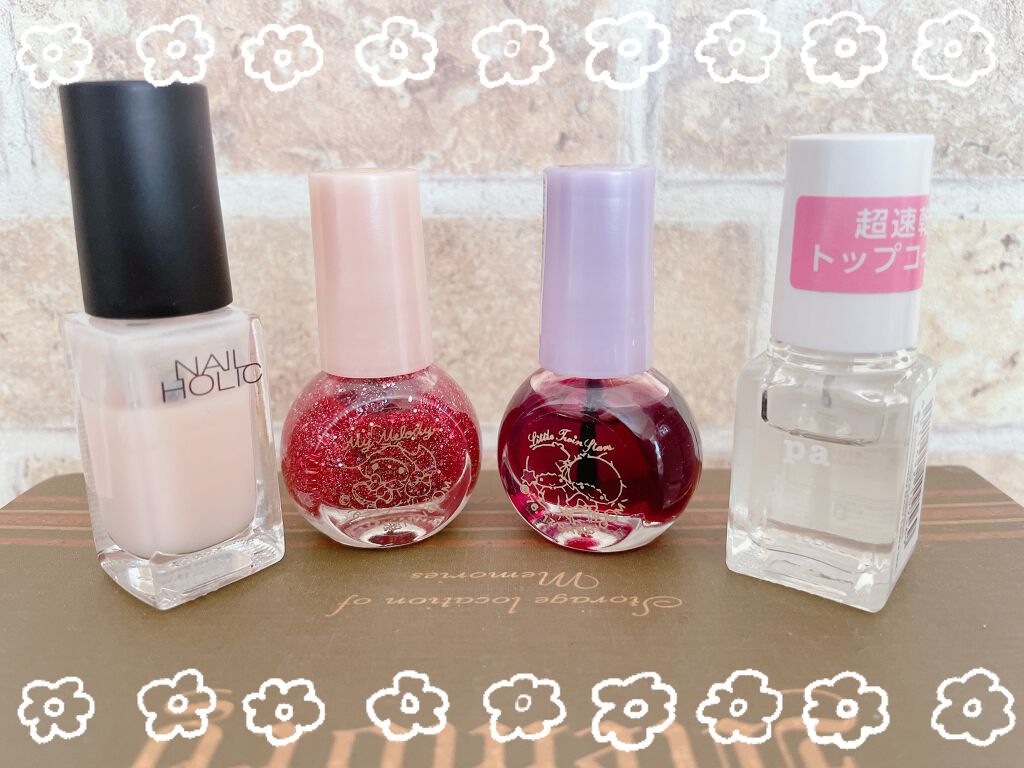 サンリオネイル/DAISO/マニキュアを使ったクチコミ(4枚目)