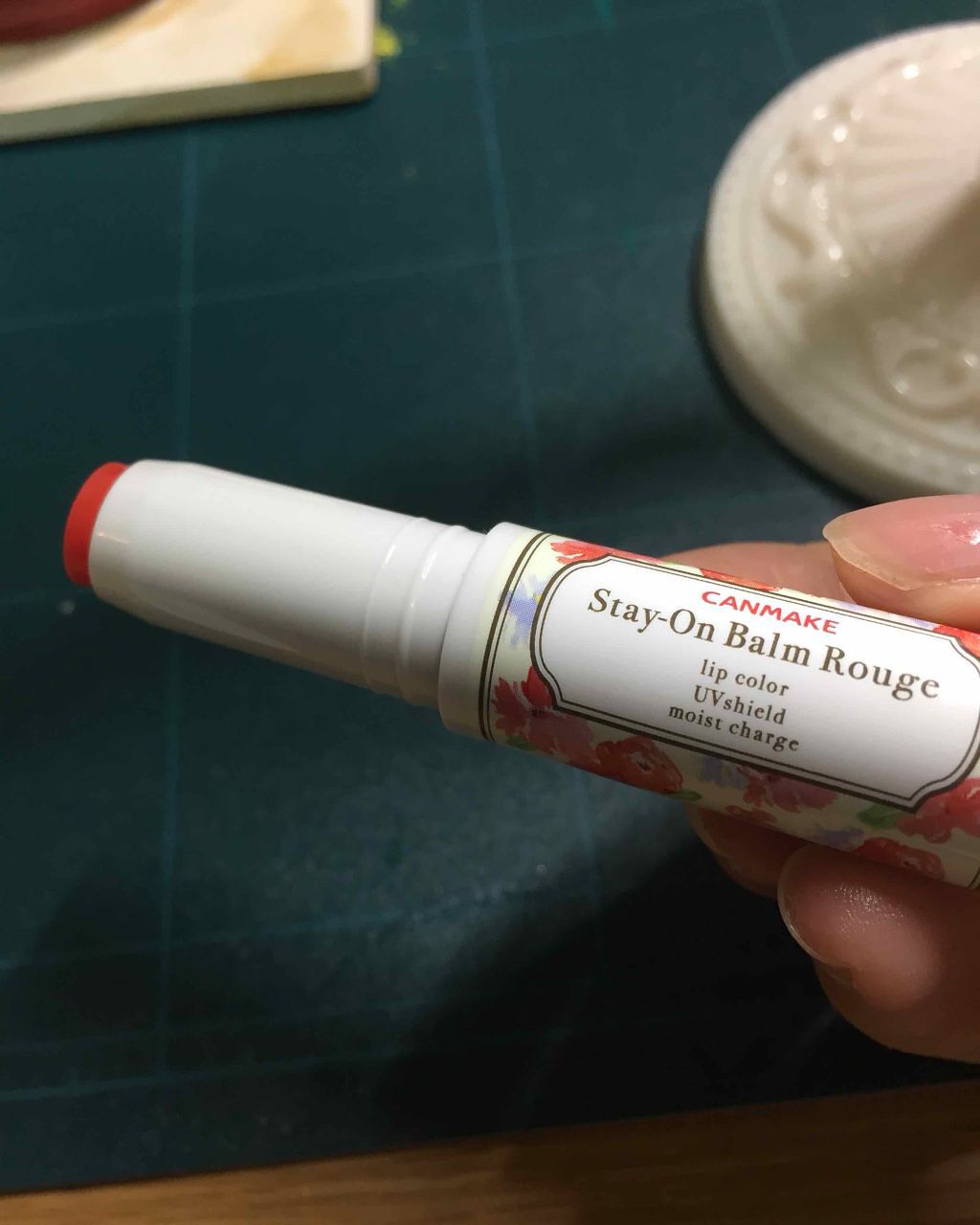 ステイオンバームルージュ/キャンメイク/口紅を使ったクチコミ(2枚目)