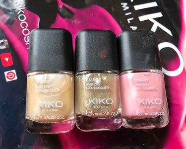 SMART FAST DRY NAIL LAQUER/KIKO/マニキュアを使ったクチコミ（1枚目）