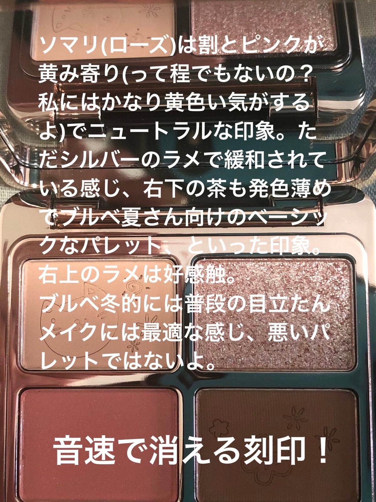 アニマルアイシャドウ(4シェード)/ZEESEA/アイシャドウパレットを使ったクチコミ(2枚目)